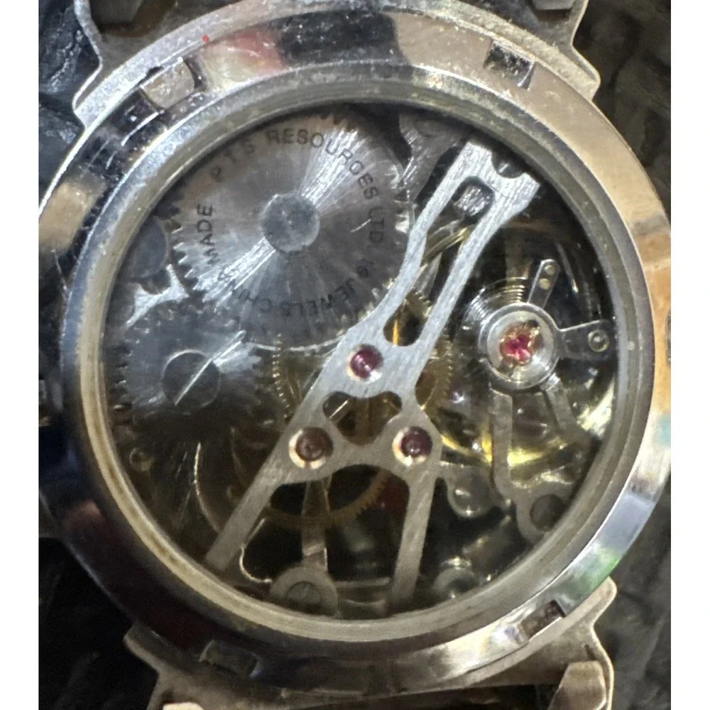Skeleton Automatic Fully Hollow Mechanical Women Watch | Stainless Steel